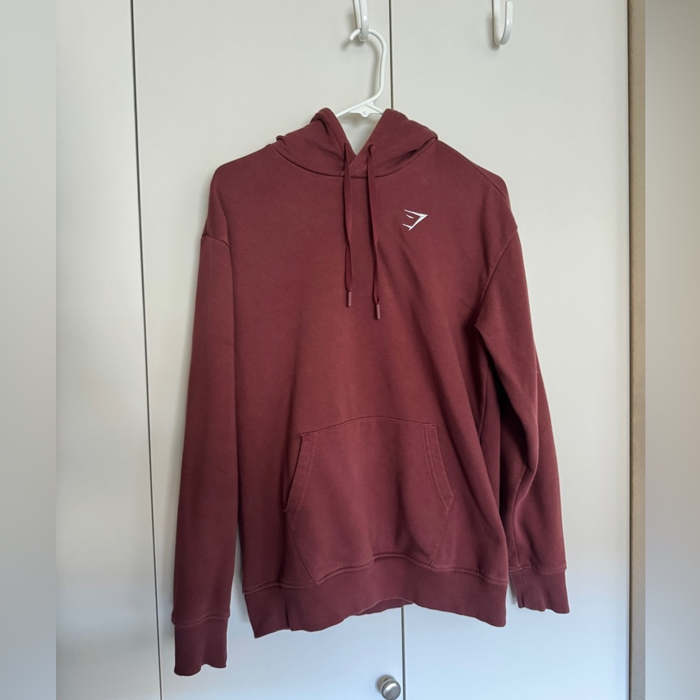 Gymshark Women’s XS hoodie sweatshirt, red